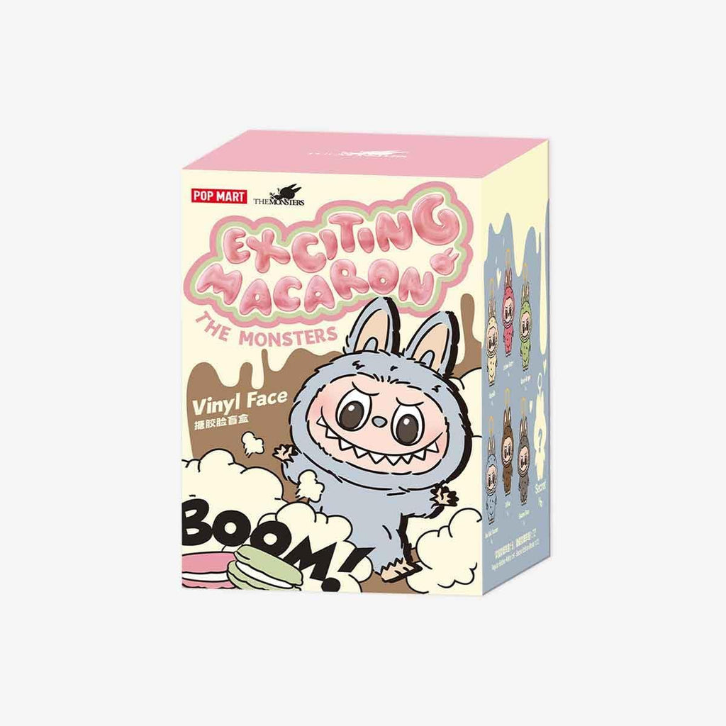 Exciting Macaron Vinyl Face - 1 Blind Box by POP MART: THE MONSTERS LABUBU