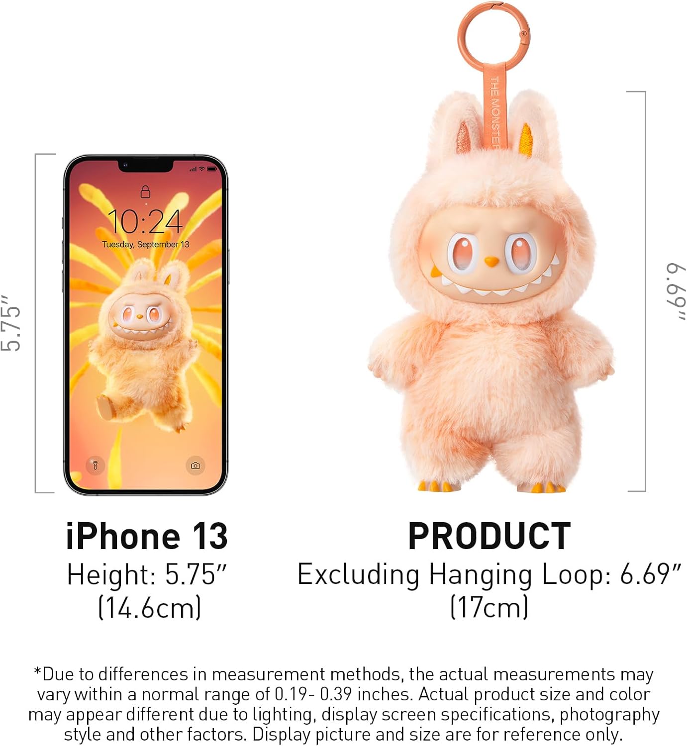 POP MART The Monsters Big into Energy Series-Vinyl Plush Pendant Blind Box, Blind Box Figures, Random Design Action Figures Collectible Toys Home Decorations, Single Box